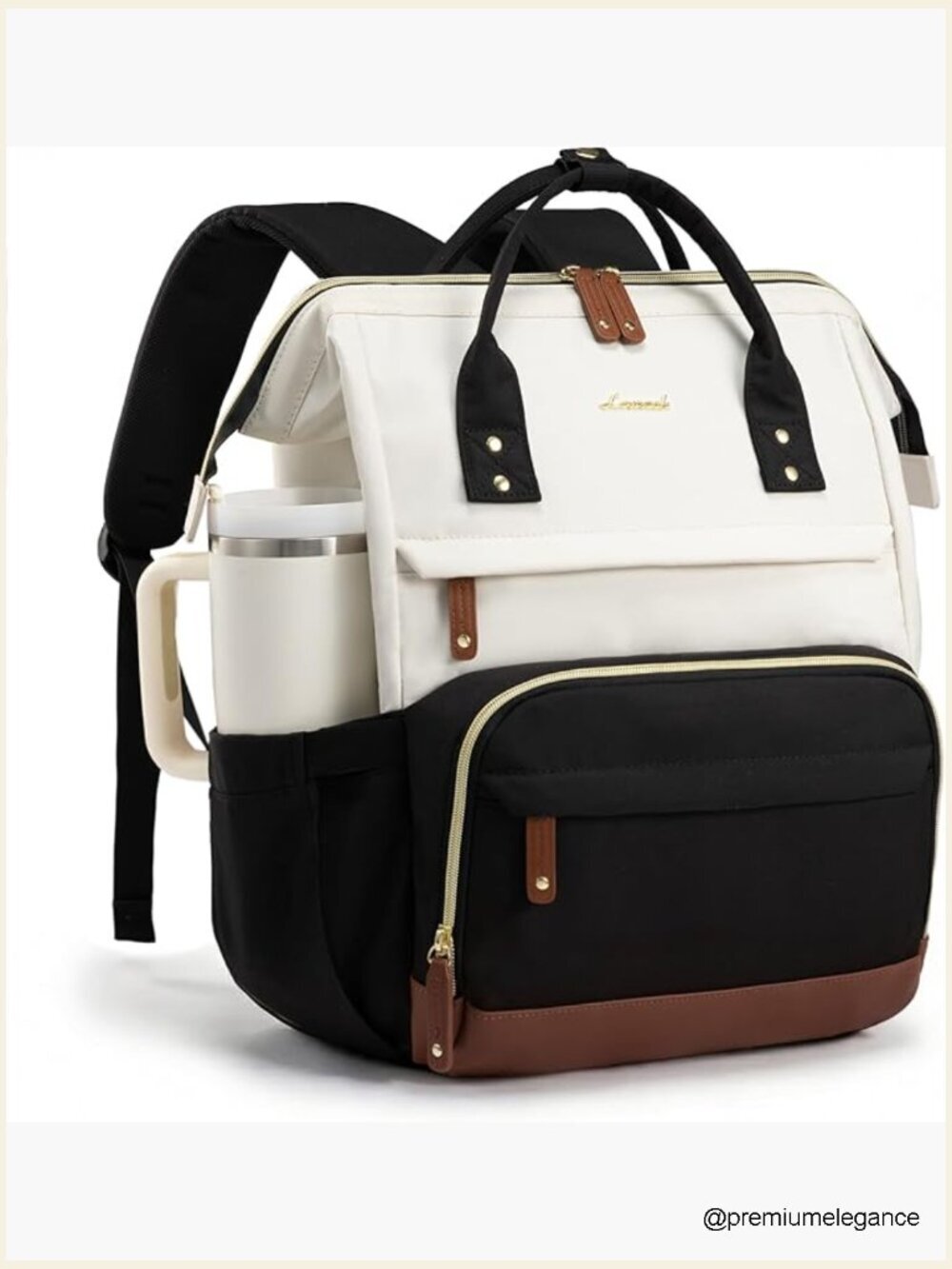 15.6 Inch Laptop Backpack, Waterproof Work Business Backpack Large Capacity